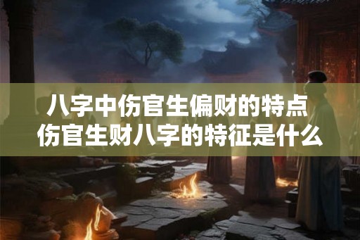 八字中伤官生偏财的特点 伤官生财八字的特征是什么 八字中伤官生偏财的特点 伤官生财八字的特征是什么