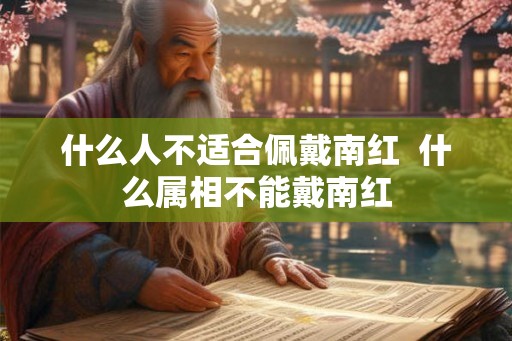 什么人不适合佩戴南红 什么属相不能戴南红 什么人不适合佩戴南红 什么属相不能戴南红