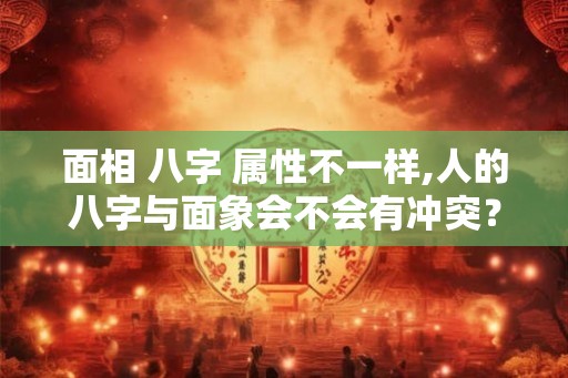 面相 八字 属性不一样,人的八字与面象会不会有冲突？