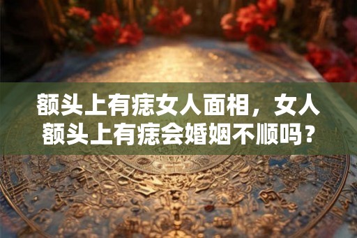额头上有痣女人面相，女人额头上有痣会婚姻不顺吗？