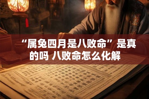 “属兔四月是八败命”是真的吗 八败命怎么化解 “属兔四月是八败命”是真的吗 八败命怎么化解