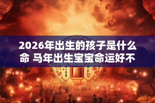 2026年出生的孩子是什么命 马年出生宝宝命运好不好