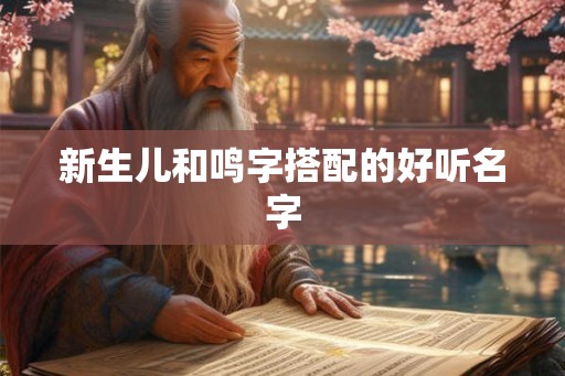 新生儿和鸣字搭配的好听名字 新生儿和鸣字搭配的好听名字