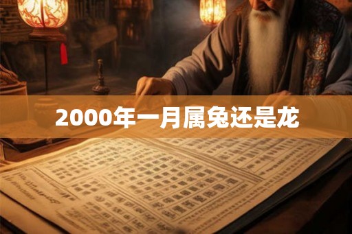 2000年一月属兔还是龙