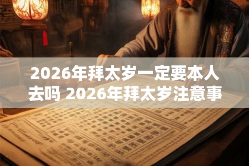 2026年拜太岁一定要本人去吗 2026年拜太岁注意事项