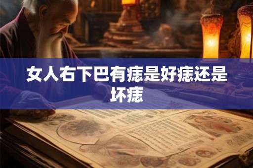 女人右下巴有痣是好痣还是坏痣 女人右下巴有痣是好痣还是坏痣