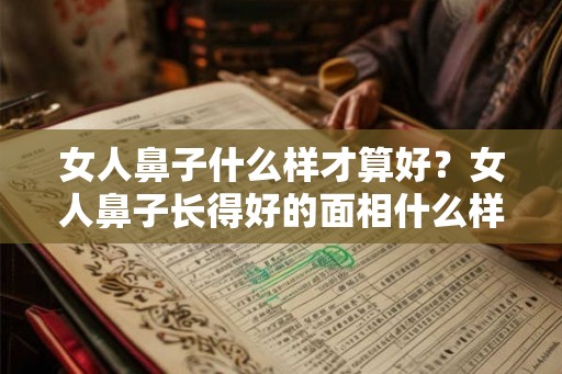 女人鼻子什么样才算好？女人鼻子长得好的面相什么样？