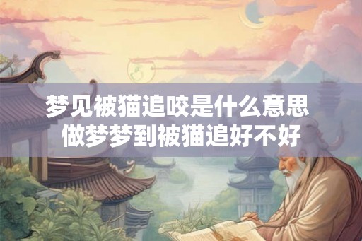 梦见被猫追咬是什么意思 做梦梦到被猫追好不好