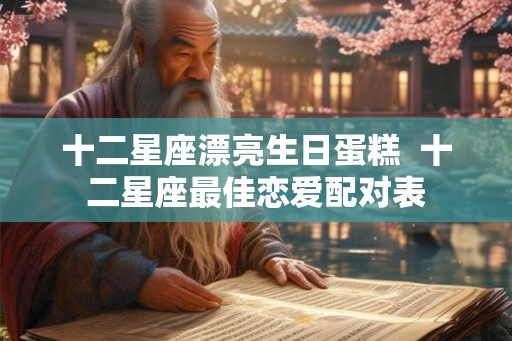 十二星座漂亮生日蛋糕  十二星座最佳恋爱配对表