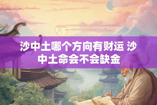 沙中土哪个方向有财运 沙中土命会不会缺金