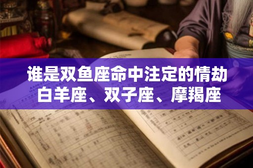 谁是双鱼座命中注定的情劫 白羊座、双子座、摩羯座 谁是双鱼座命中注定的情劫 白羊座、双子座、摩羯座