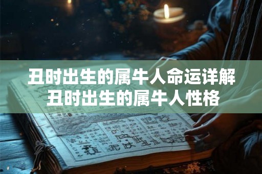 丑时出生的属牛人命运详解 丑时出生的属牛人性格 丑时出生的属牛人命运详解 丑时出生的属牛人性格