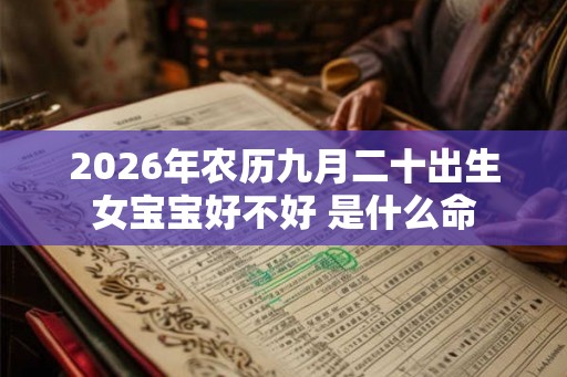2026年农历九月二十出生女宝宝好不好 是什么命