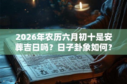 2026年农历六月初十是安葬吉日吗？日子卦象如何？