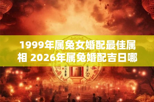 1999年属兔女婚配最佳属相 2026年属兔婚配吉日哪几天