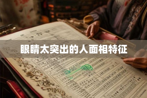 眼睛太突出的人面相特征
