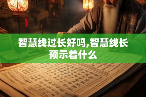 智慧线过长好吗,智慧线长预示着什么