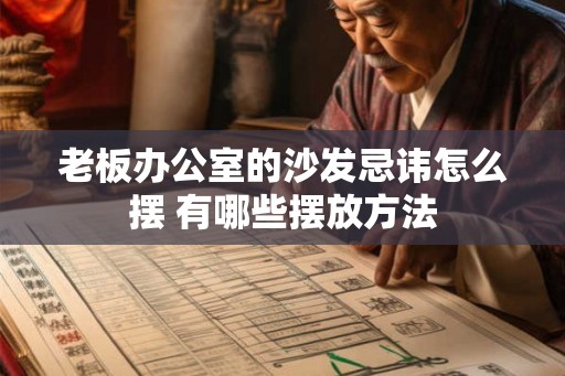老板办公室的沙发忌讳怎么摆 有哪些摆放方法