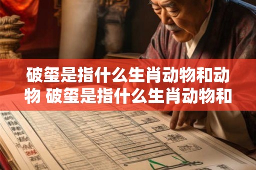 破玺是指什么生肖动物和动物 破玺是指什么生肖动物和动物