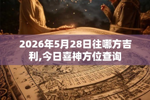 2026年5月28日往哪方吉利,今日喜神方位查询