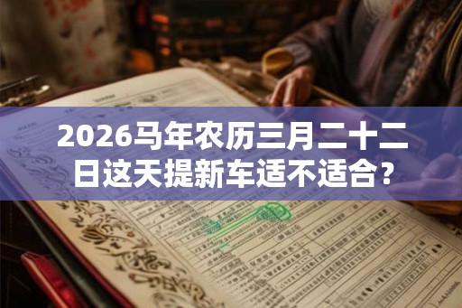 2026马年农历三月二十二日这天提新车适不适合? 2026马年农历三月二十二日这天提新车适不适合?