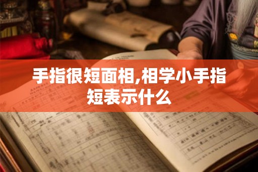 手指很短面相,相学小手指短表示什么