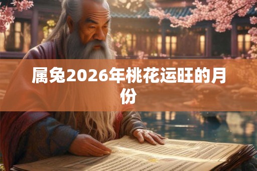 属兔2026年桃花运旺的月份