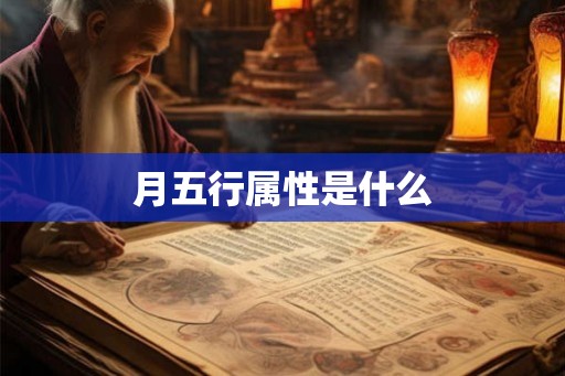 月五行属性是什么 月五行属性是什么
