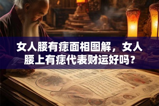 女人腰有痣面相图解，女人腰上有痣代表财运好吗？