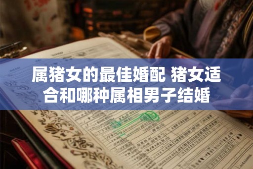 属猪女的最佳婚配 猪女适合和哪种属相男子结婚