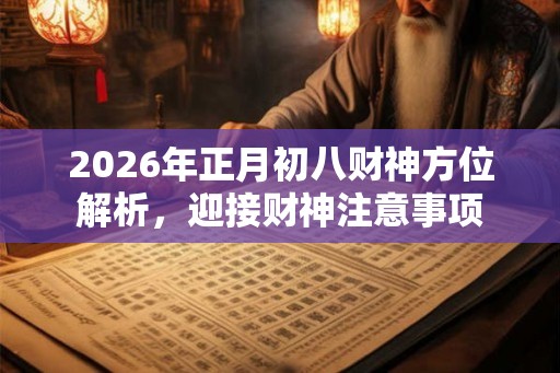 2026年正月初八财神方位解析,迎接财神注意事项 2026年正月初八财神方位解析,迎接财神注意事项