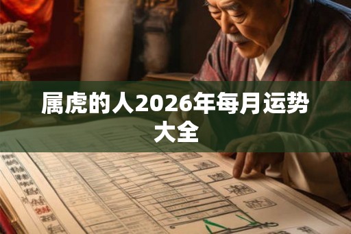 属虎的人2026年每月运势大全