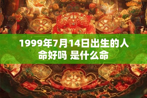 1999年7月14日出生的人命好吗 是什么命