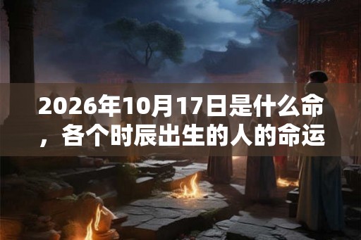 2026年10月17日是什么命,各个时辰出生的人的命运 2026年10月17日是什么命,各个时辰出生的人的命运
