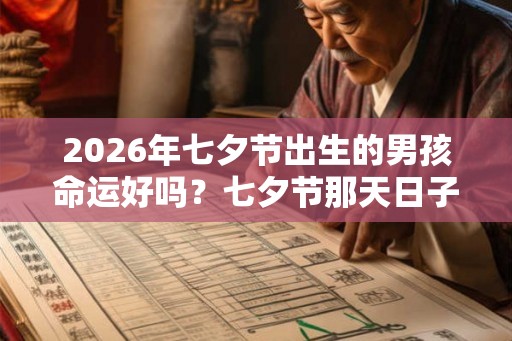 2026年七夕节出生的男孩命运好吗？七夕节那天日子怎么样？