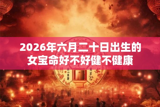 2026年六月二十日出生的女宝命好不好健不健康