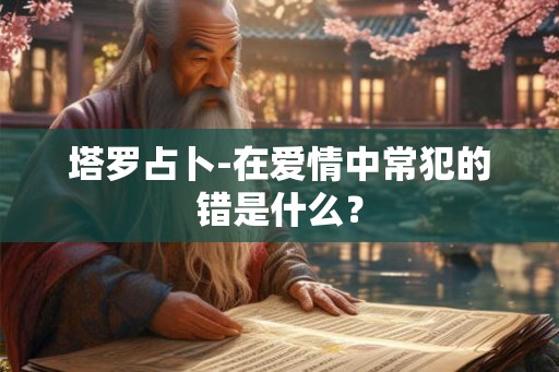 塔罗占卜-在爱情中常犯的错是什么？