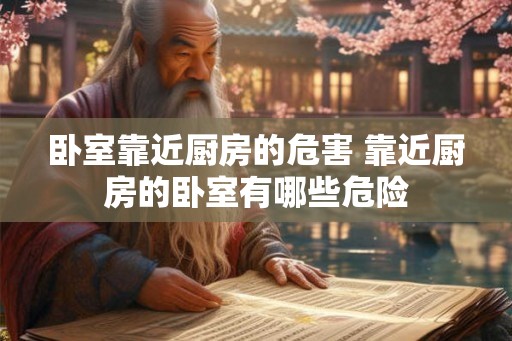 卧室靠近厨房的危害 靠近厨房的卧室有哪些危险