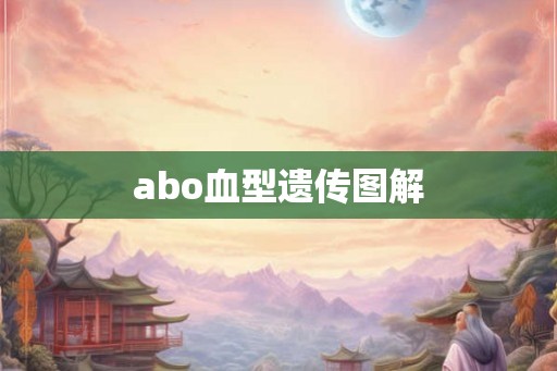 abo血型遗传图解 abo血型遗传图解