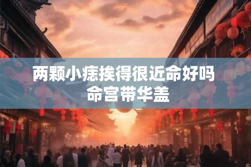 两颗小痣挨得很近命好吗  命宫带华盖
