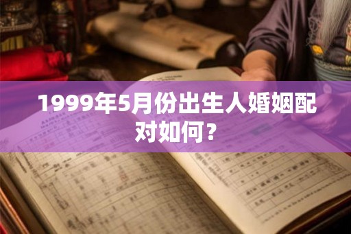 1999年5月份出生人婚姻配对如何？