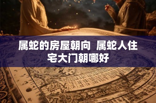 属蛇的房屋朝向  属蛇人住宅大门朝哪好