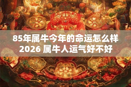 85年属牛今年的命运怎么样2026 属牛人运气好不好