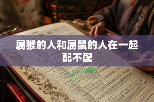 属猴的人和属鼠的人在一起配不配 属猴的人和属鼠的人在一起配不配