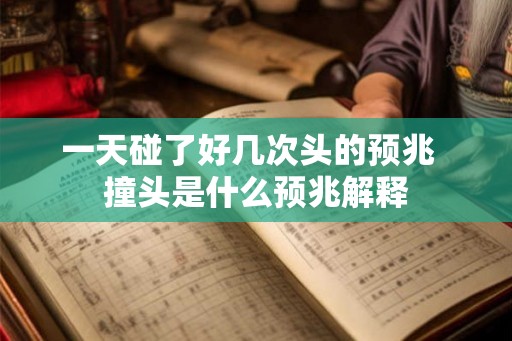 一天碰了好几次头的预兆  撞头是什么预兆解释