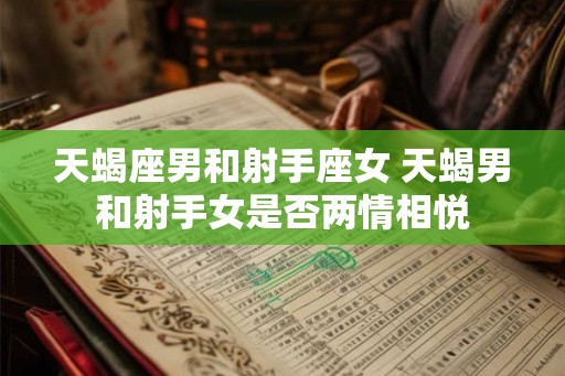 天蝎座男和射手座女 天蝎男和射手女是否两情相悦 天蝎座男和射手座女 天蝎男和射手女是否两情相悦