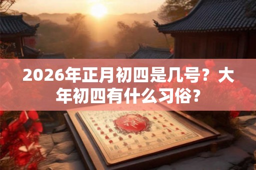 2026年正月初四是几号?大年初四有什么习俗? 2026年正月初四是几号?大年初四有什么习俗?