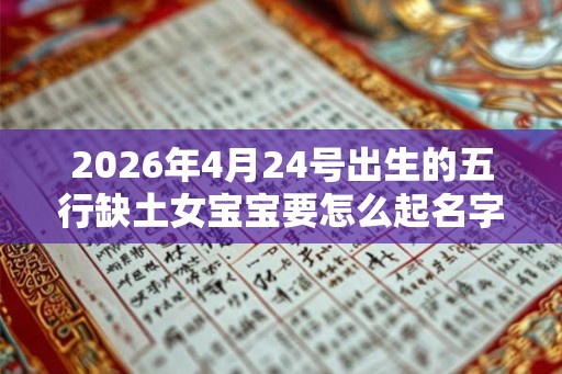 2026年4月24号出生的五行缺土女宝宝要怎么起名字