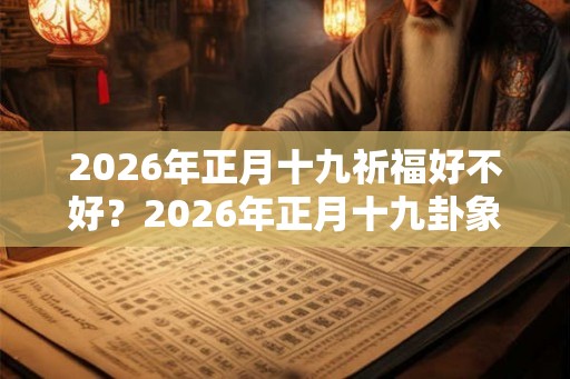 2026年正月十九祈福好不好？2026年正月十九卦象吉凶？