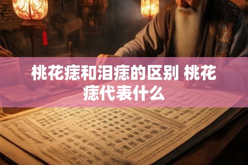 桃花痣和泪痣的区别 桃花痣代表什么